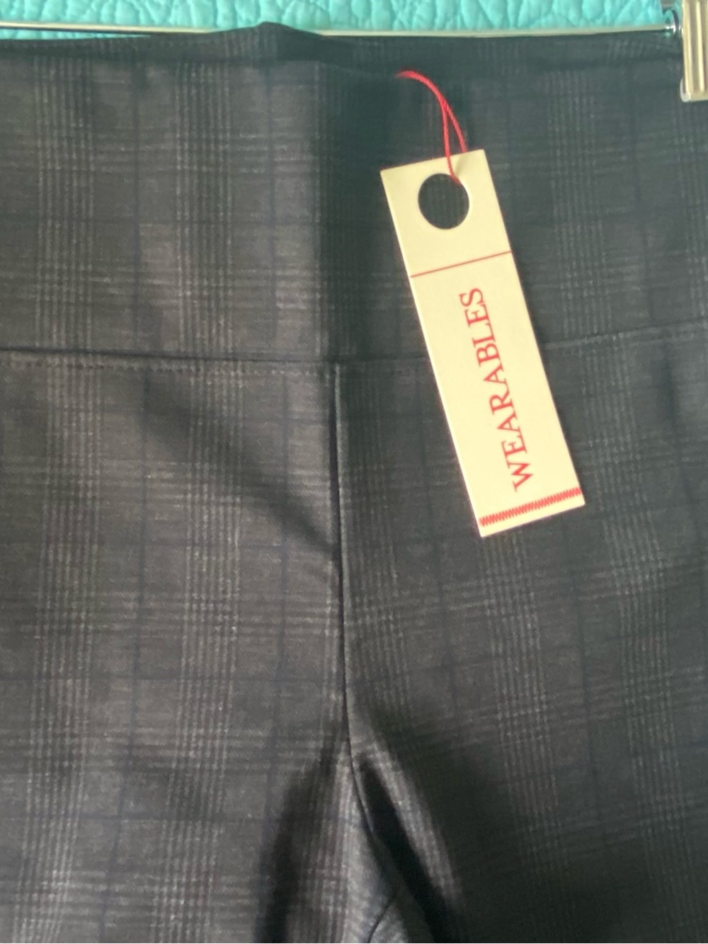 XCVI Women’s Gray Plaid Dress Pants - Picture 6 of 7